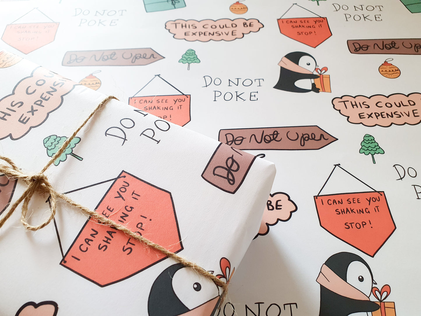 DO NOT OPEN Wrapping Paper