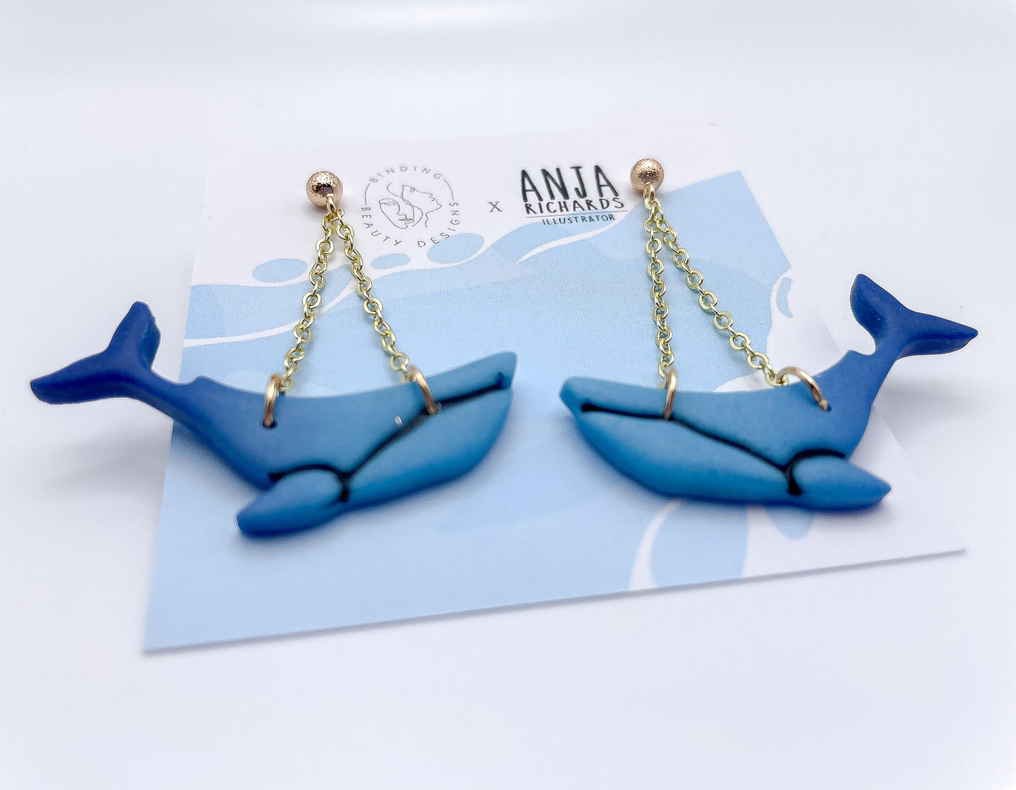Whale Earrings