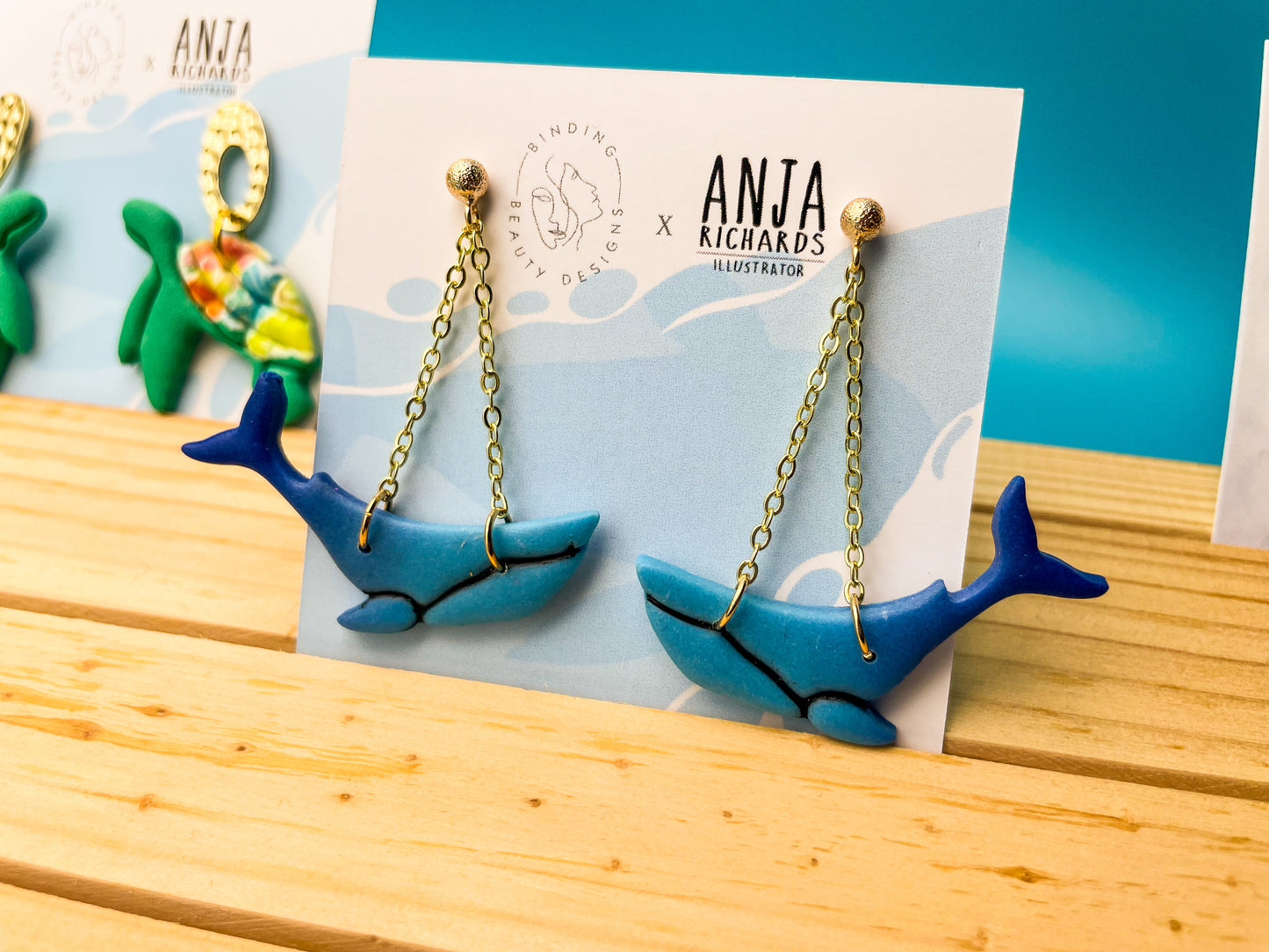 Whale Earrings