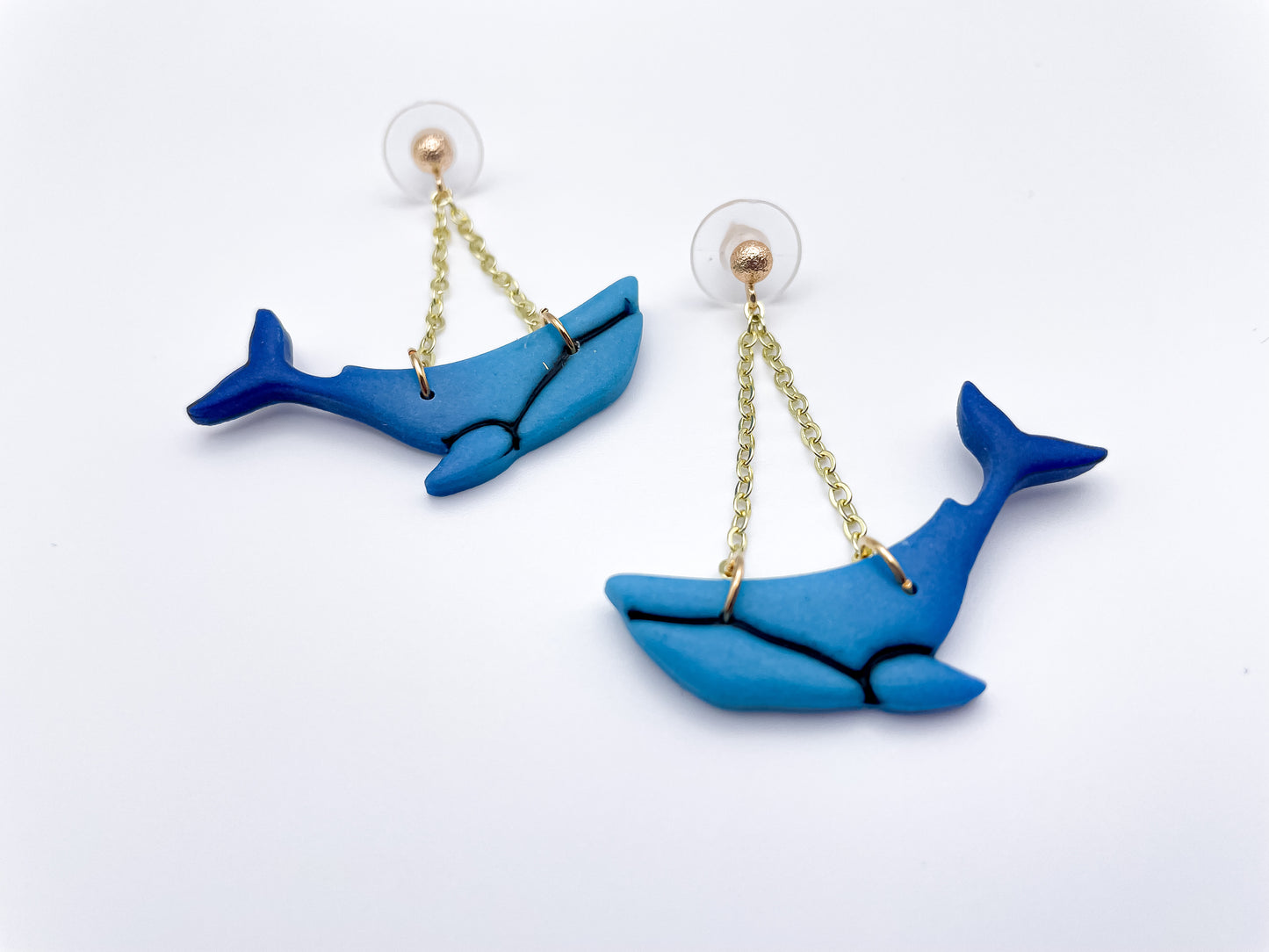Whale Earrings