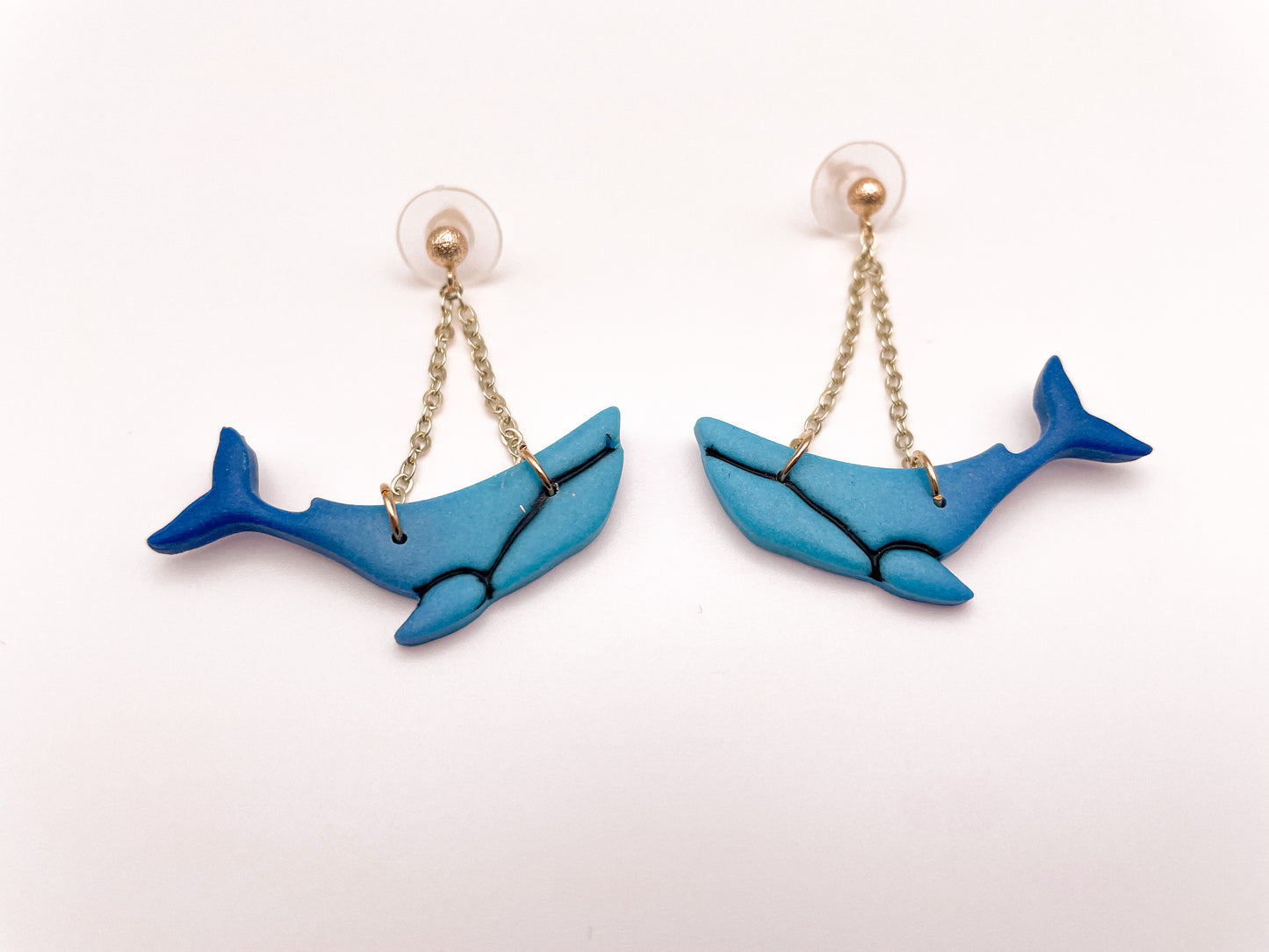 Whale Earrings