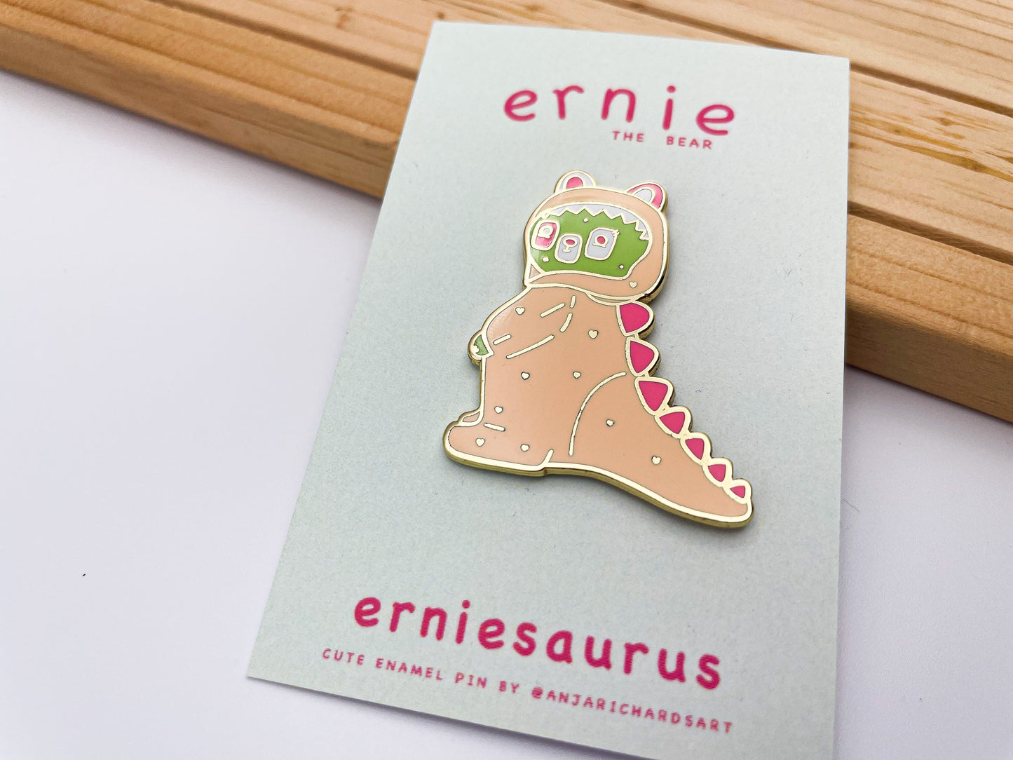Erniesaurus Enamel Pin