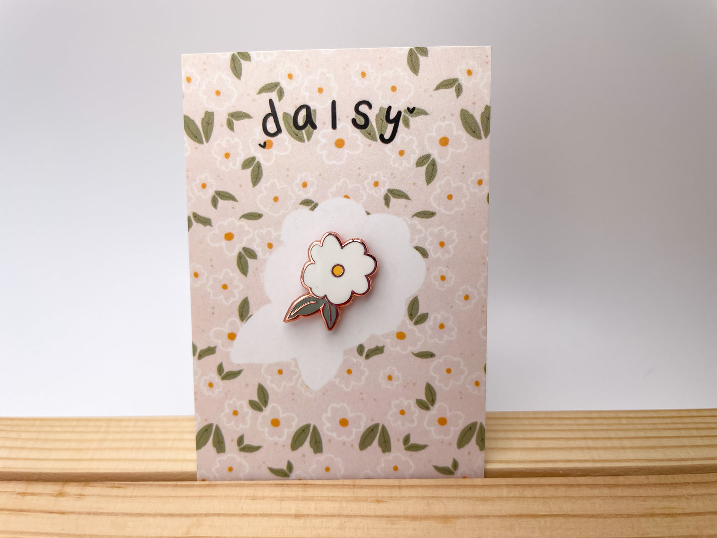 Daisy Enamel Pin
