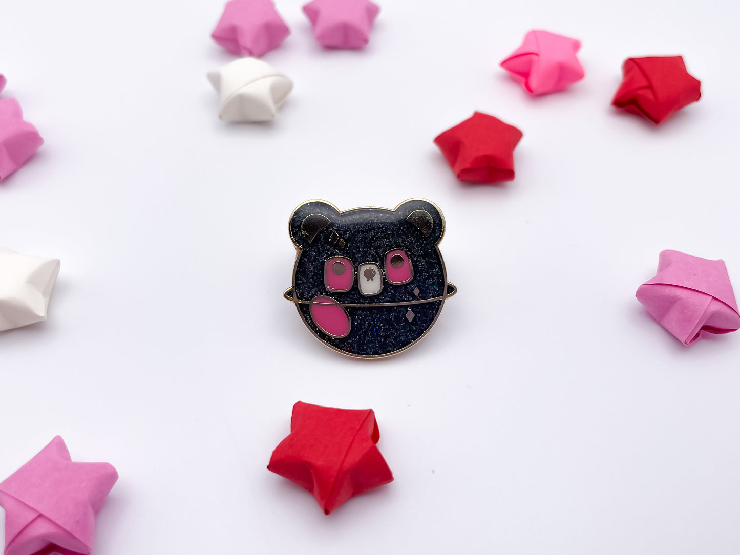 Space Bear Enamel Pin
