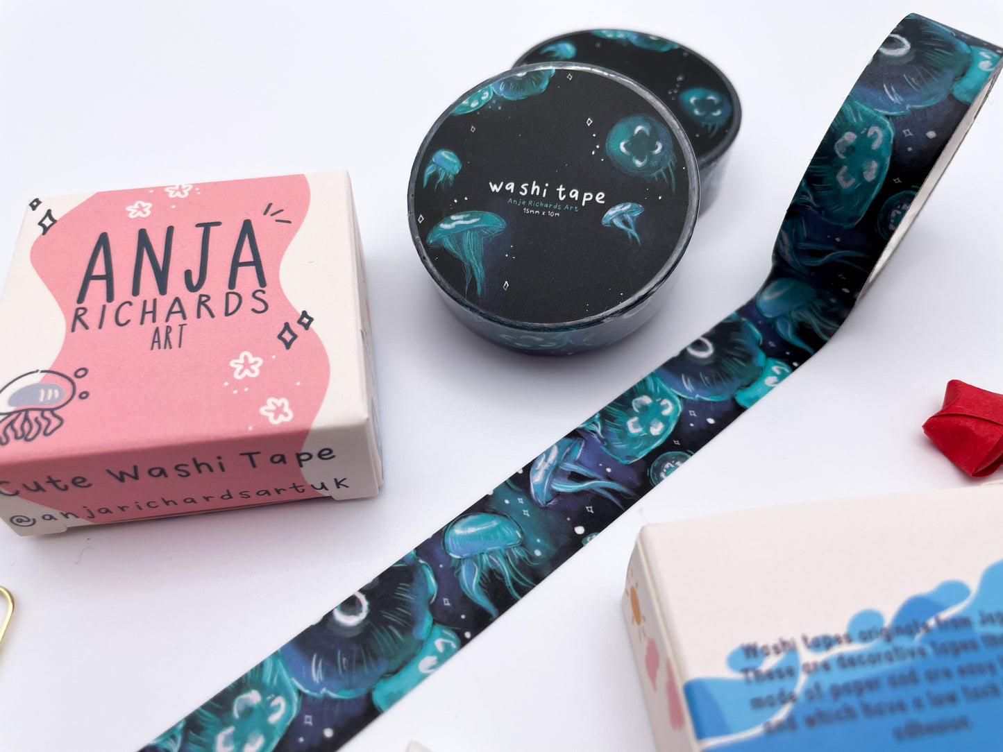 Jellyfish Watercolour Washi Tape