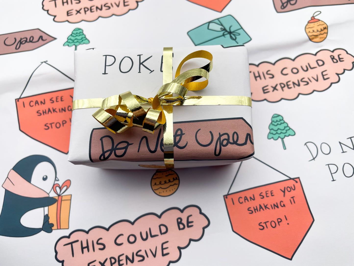 DO NOT OPEN Wrapping Paper