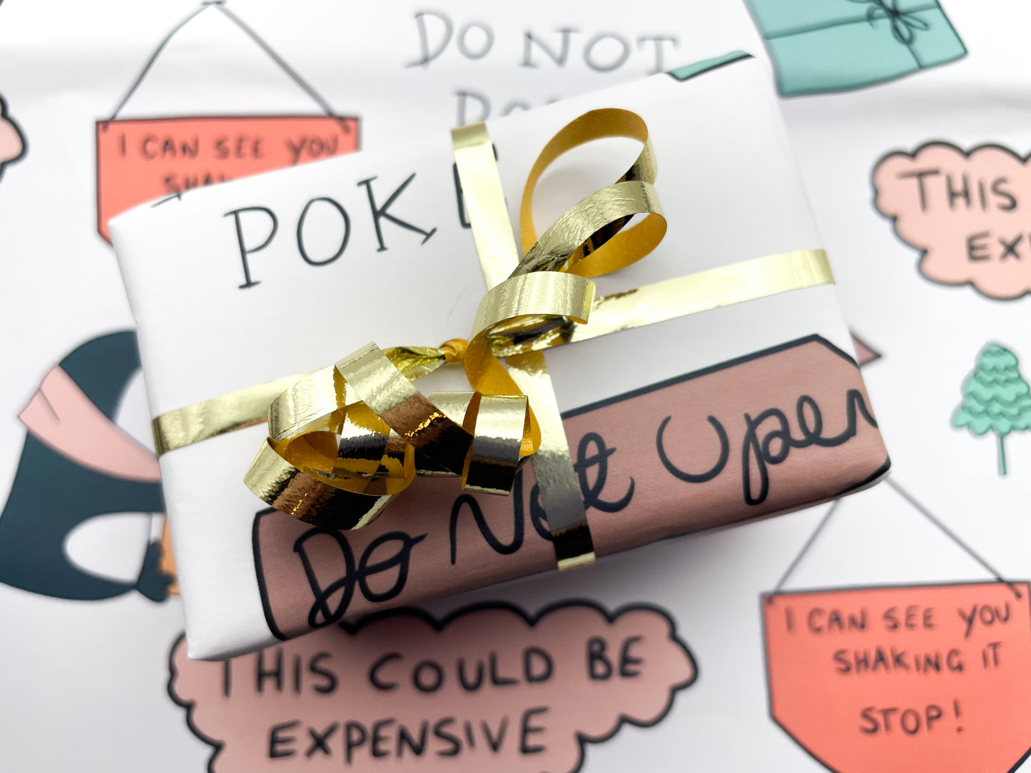 DO NOT OPEN Wrapping Paper