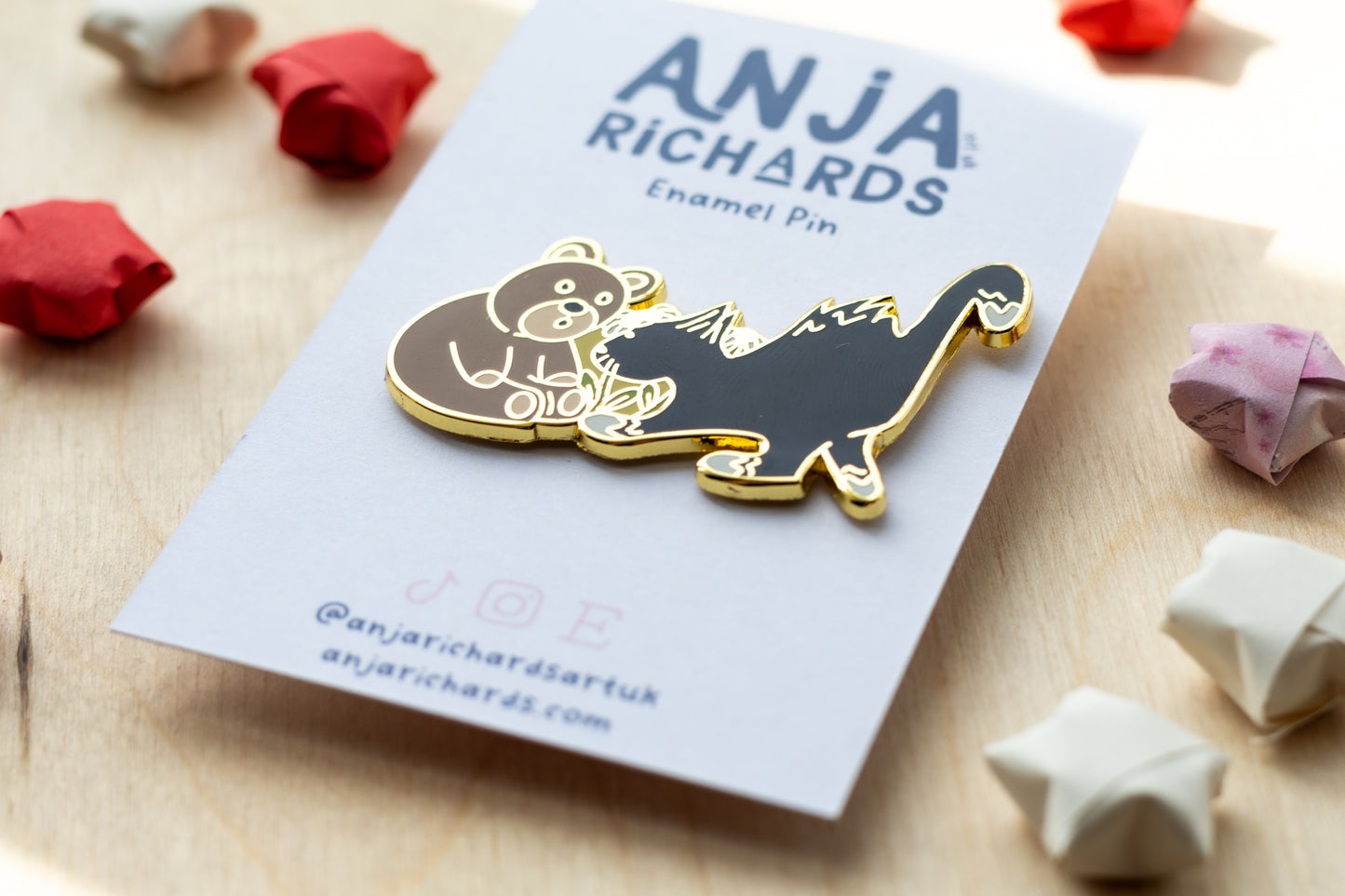 Ted & Sparkles Pin - Standard Edition