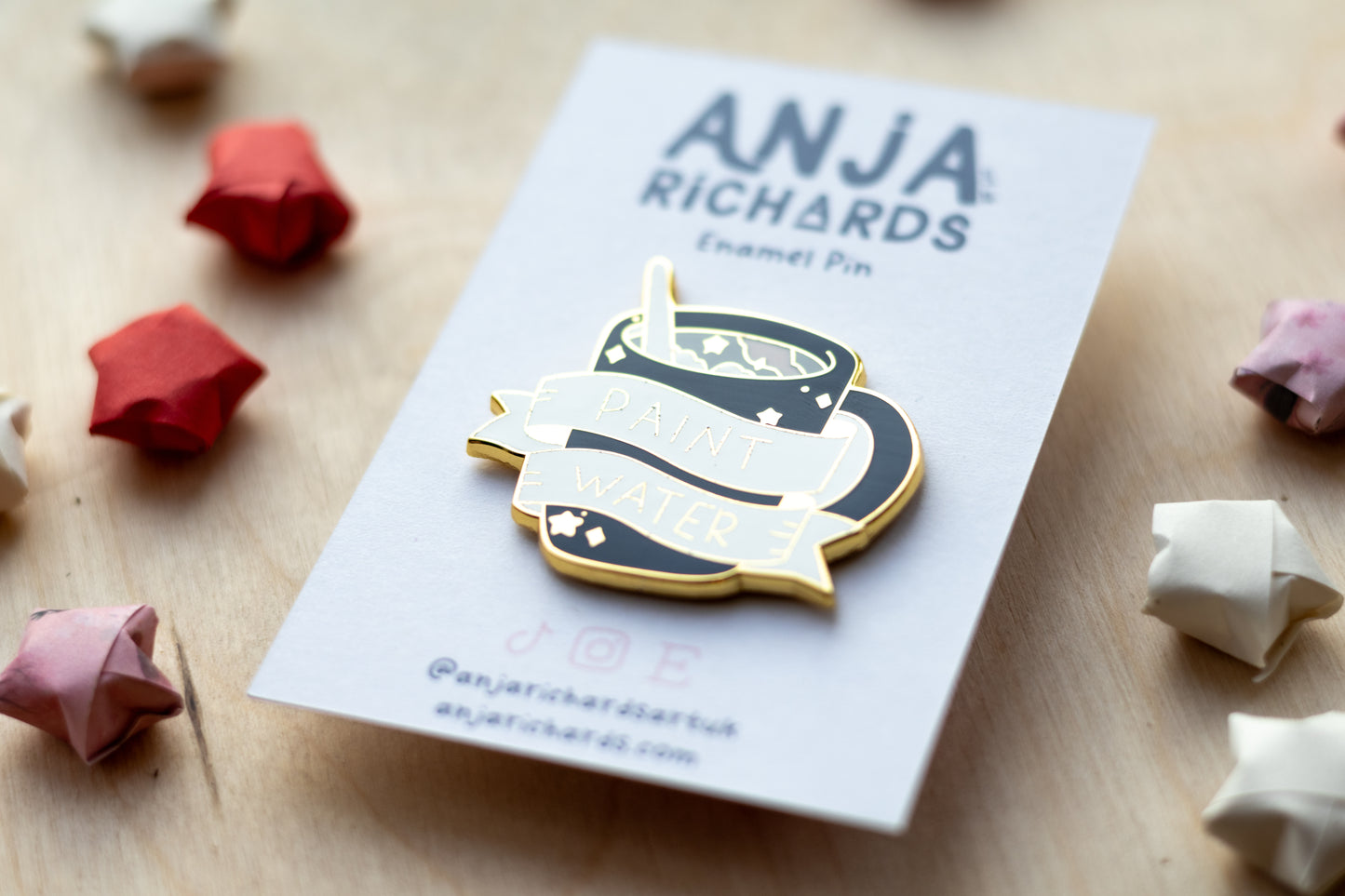 Paint Water Enamel Pin