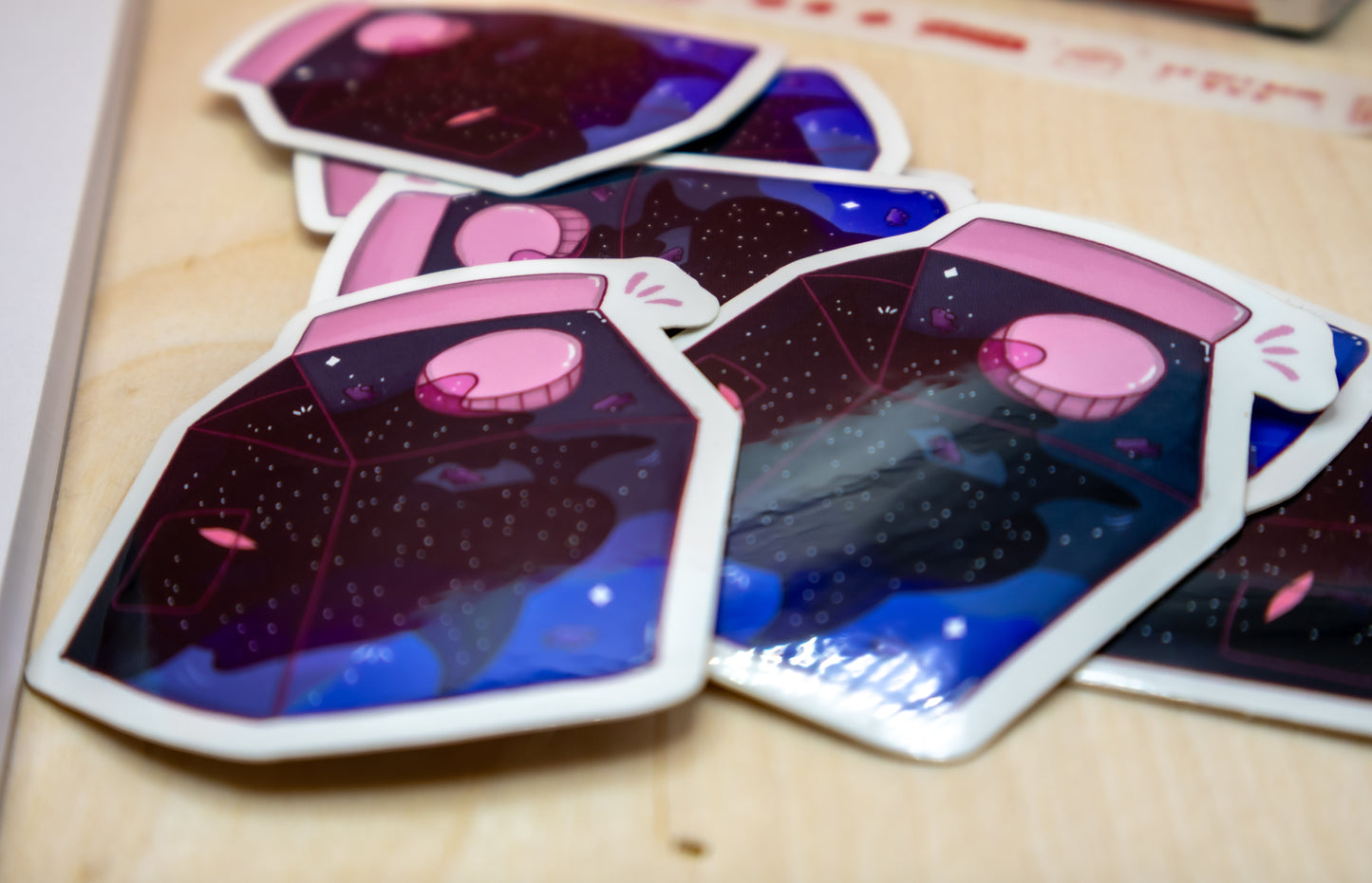 Carton Whale Shark Sticker