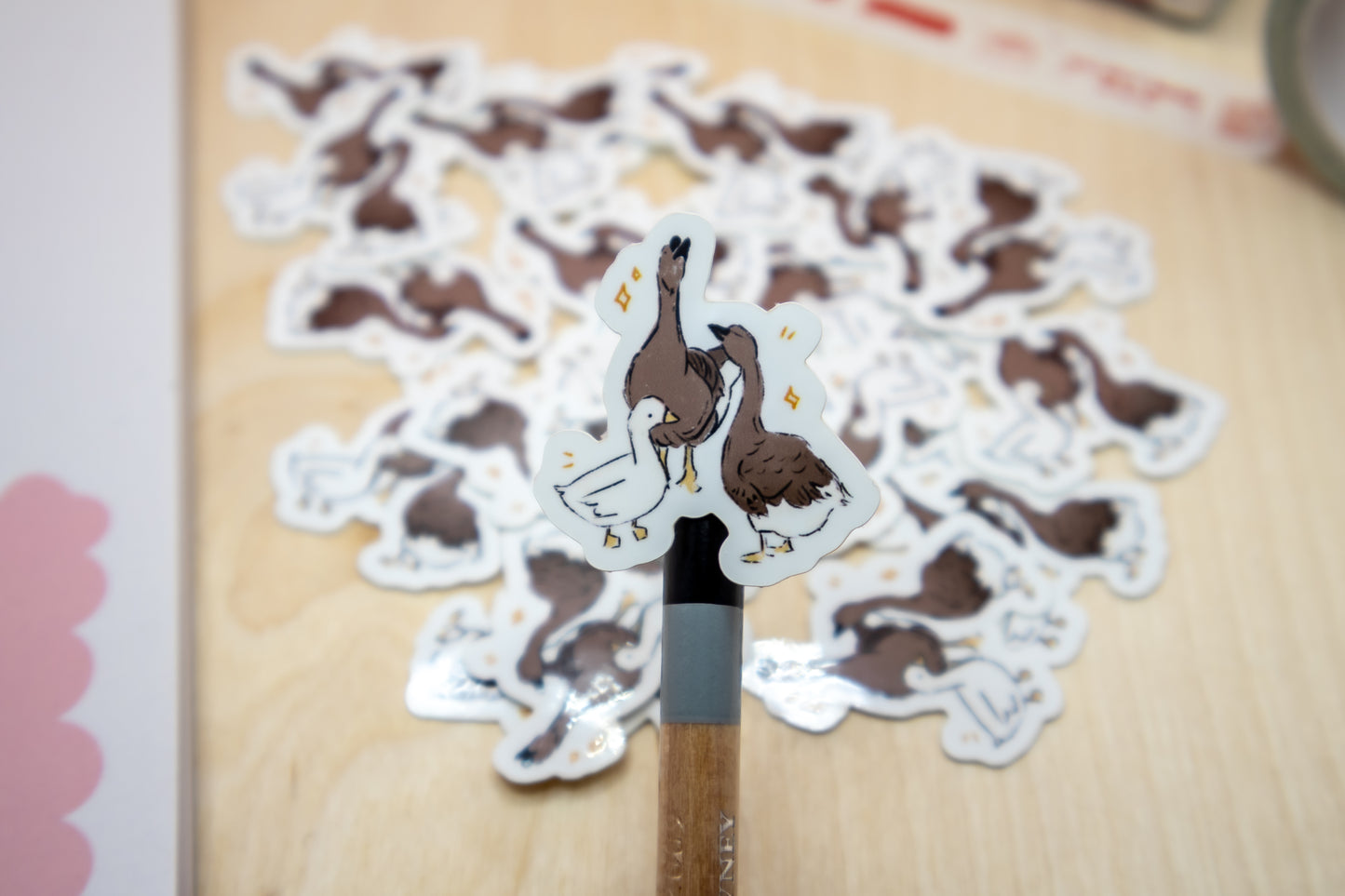 Geese & Duck Sticker