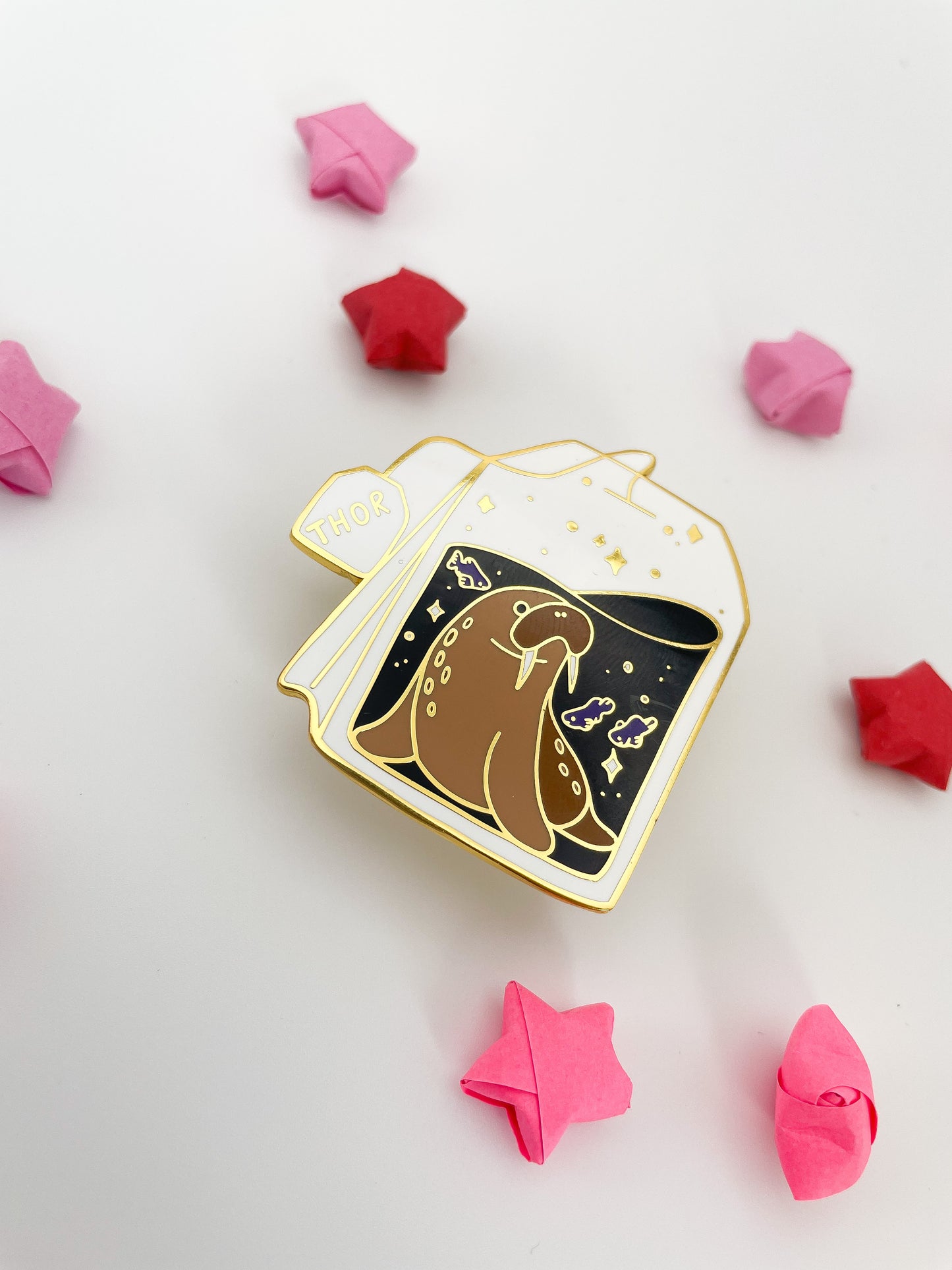 Thor the Walrus Pin