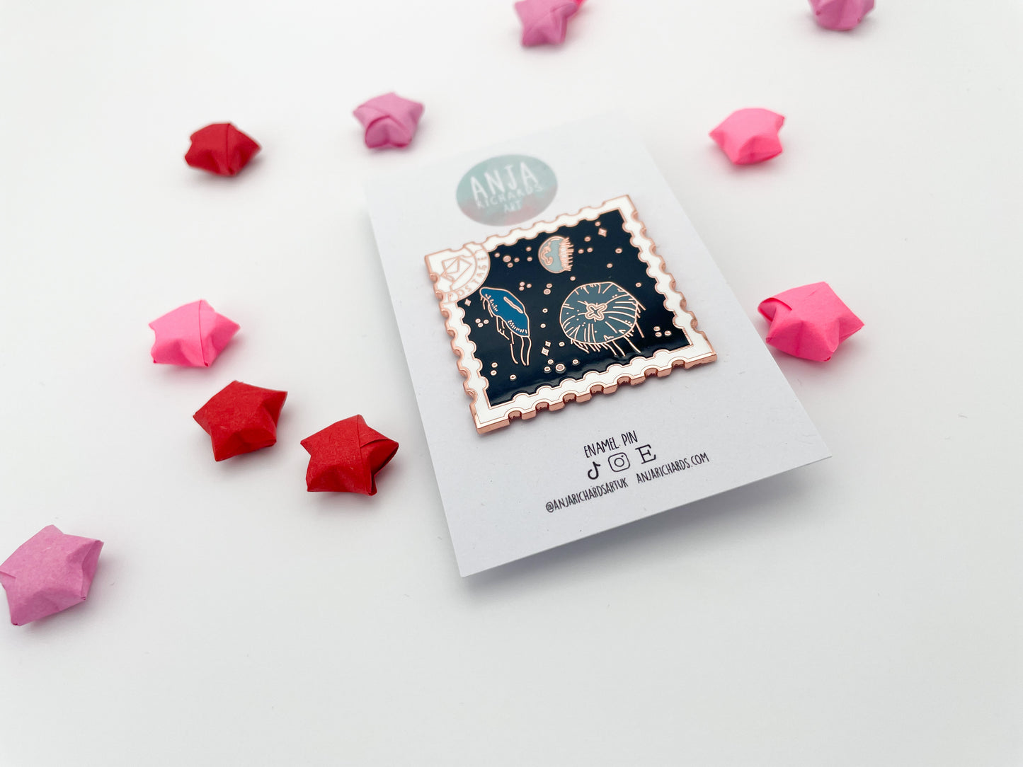 Jellyfish Stamp Pin