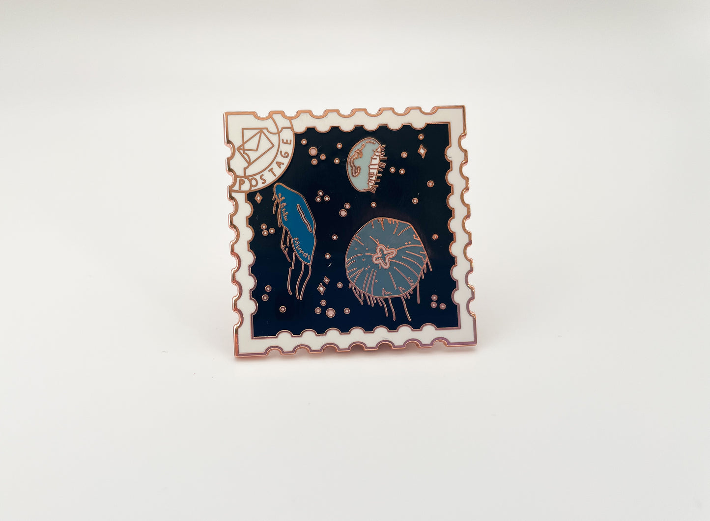 Jellyfish Stamp Pin