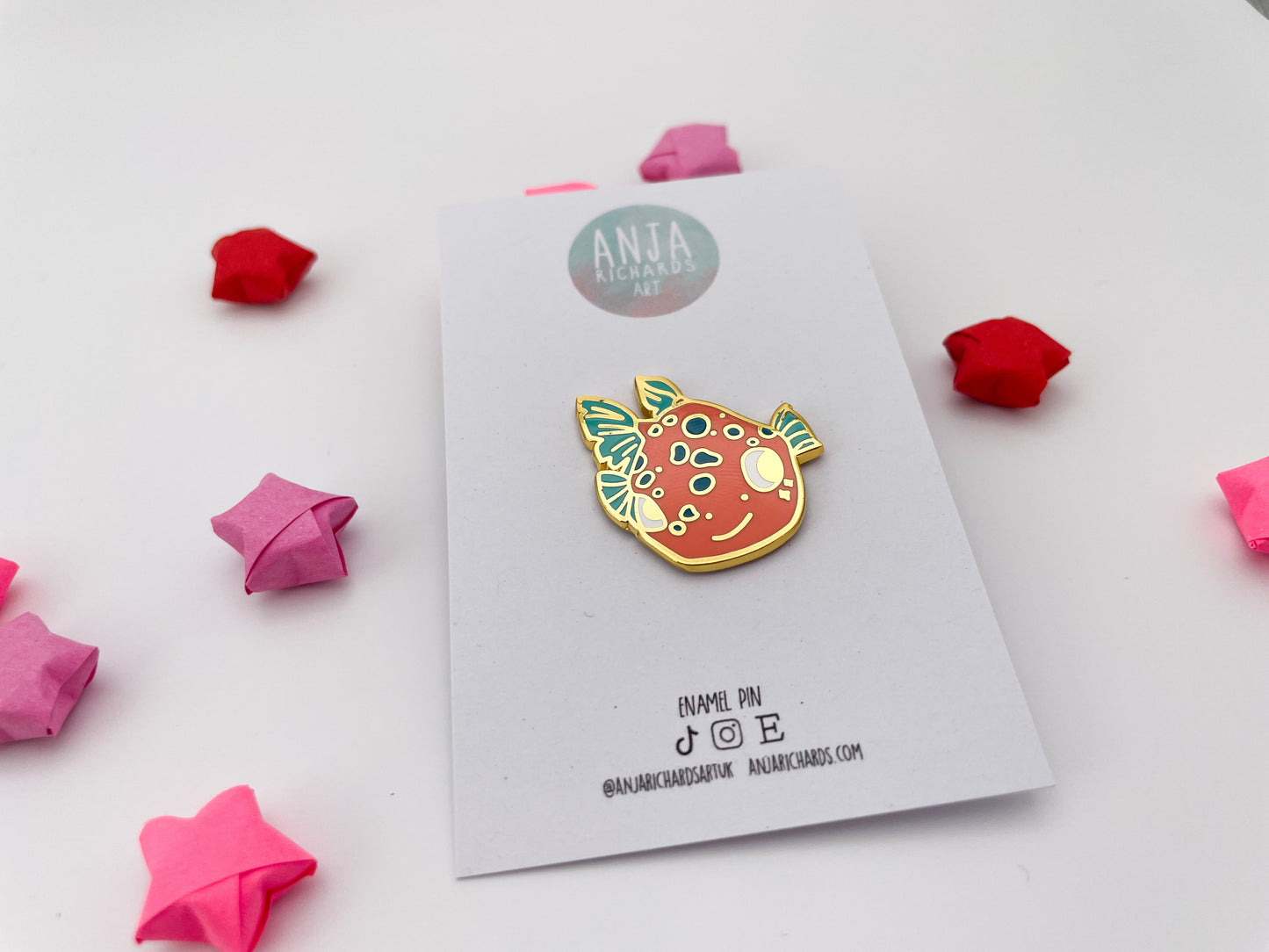 Puffer Fish Pin