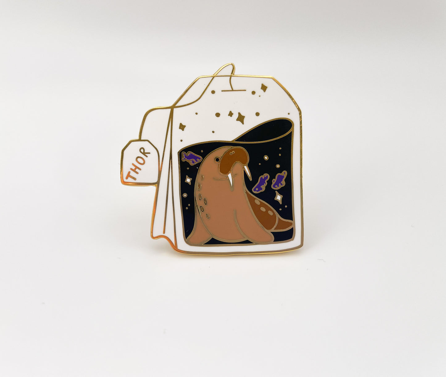 Thor the Walrus Pin
