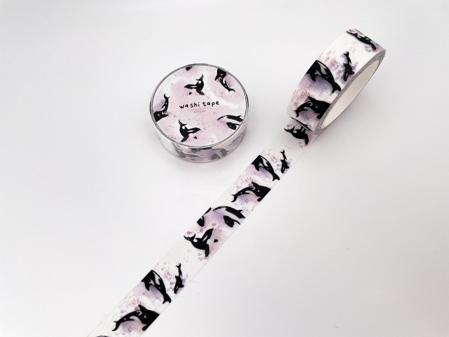 Orca Watercolour Washi Tape