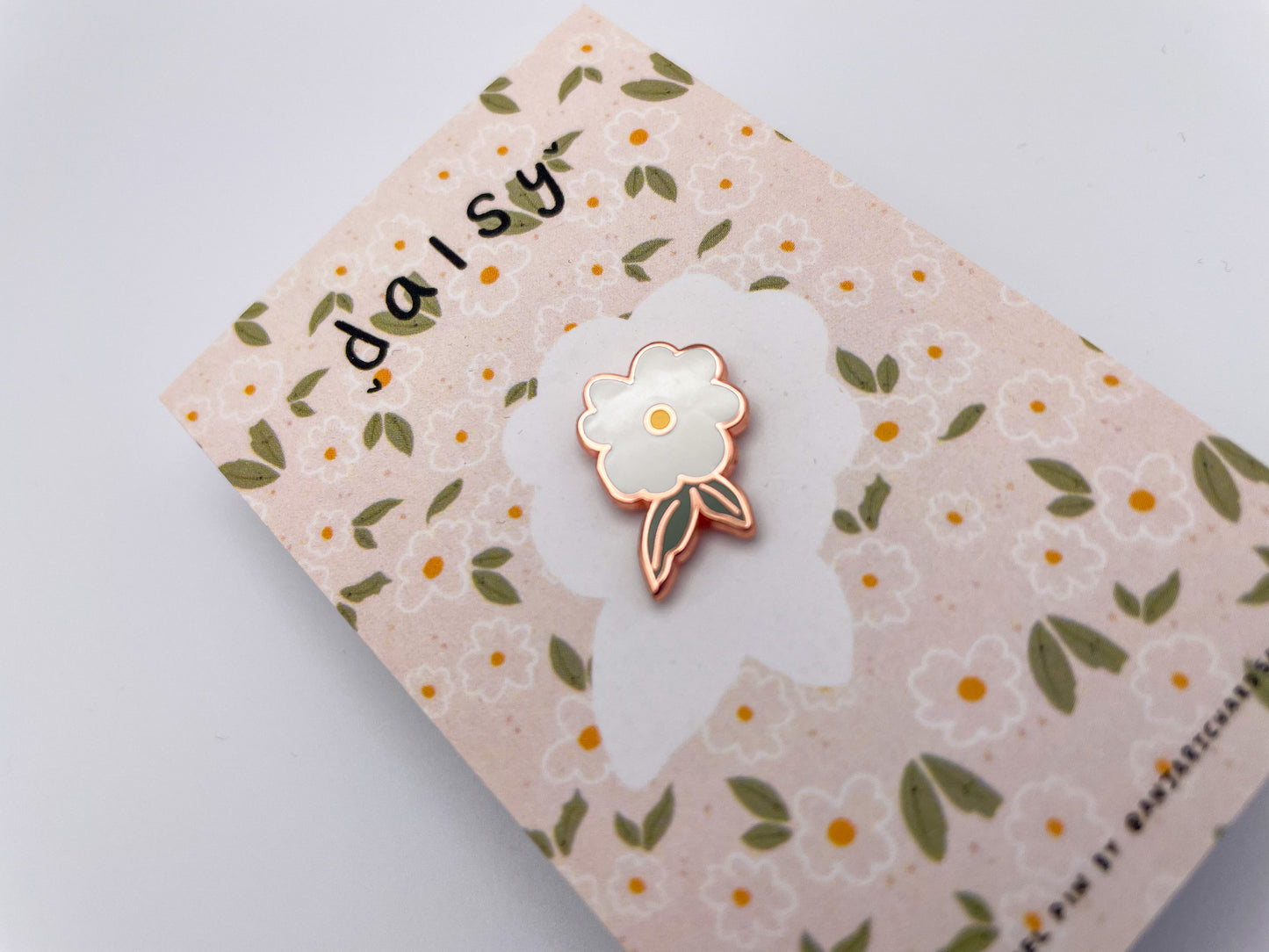 Daisy Enamel Pin