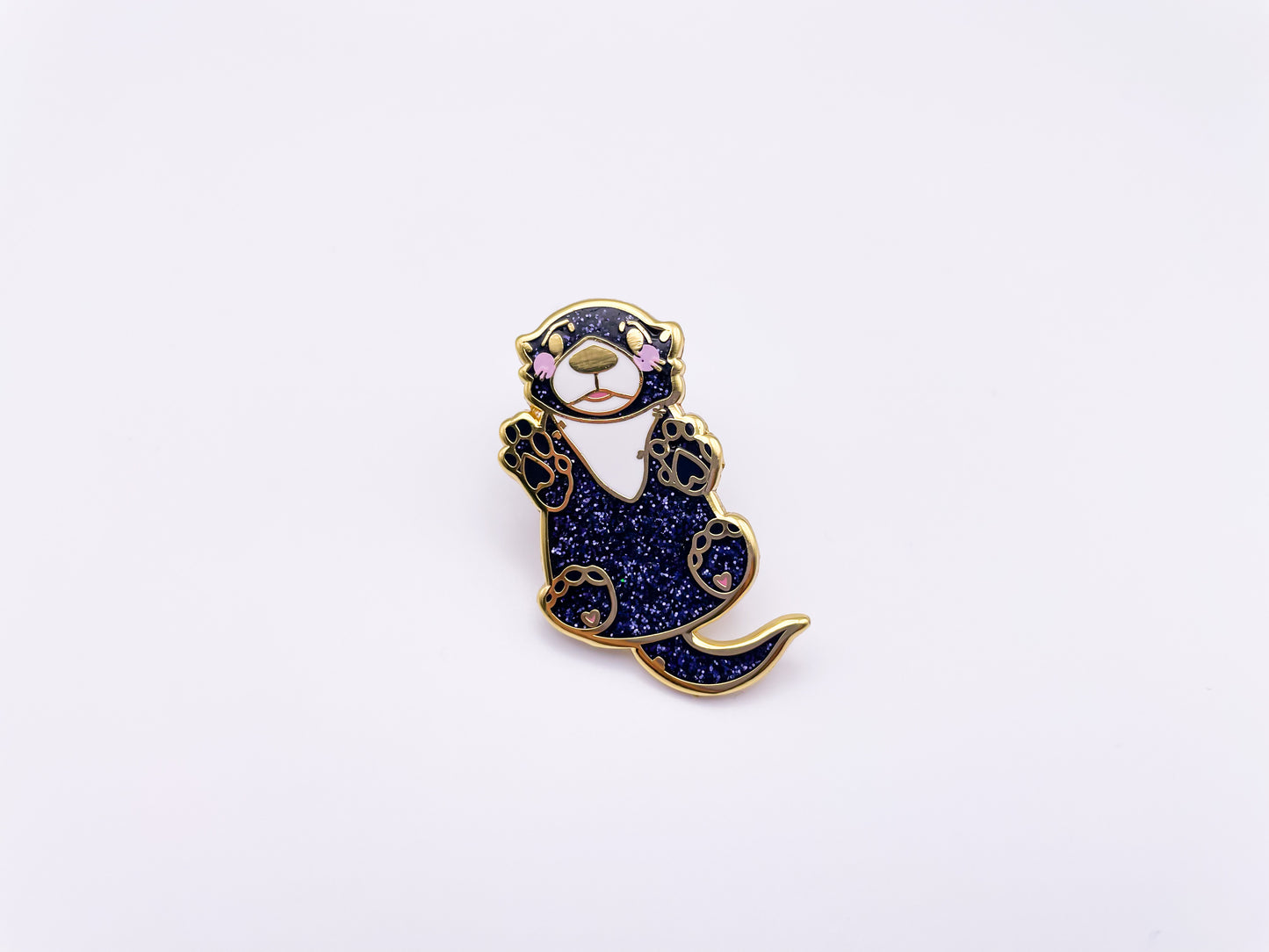 Glitter Otter Pin