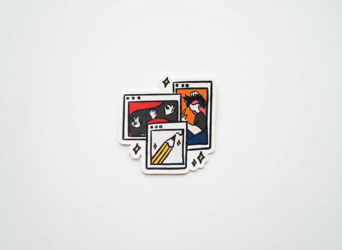 Too Many Tabs Open Sticker