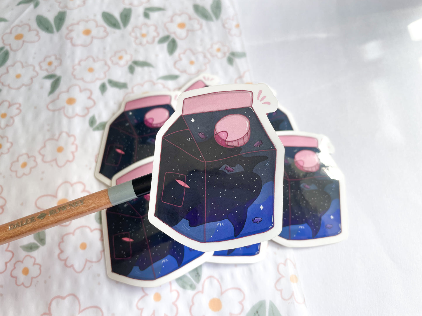 Carton Whale Shark Sticker