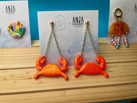 Crab Earrings