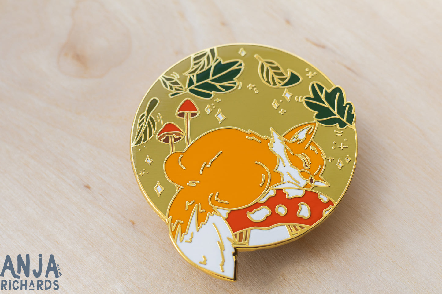 Sleepy Fox Pin - Collectors Edition