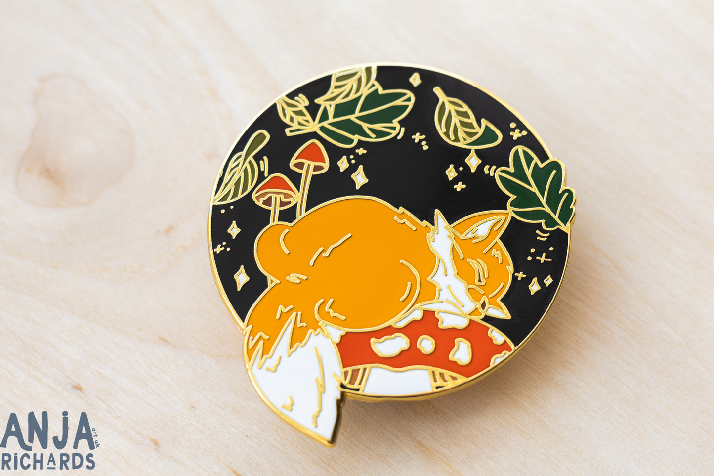 Sleepy Fox Pin - Collectors Edition