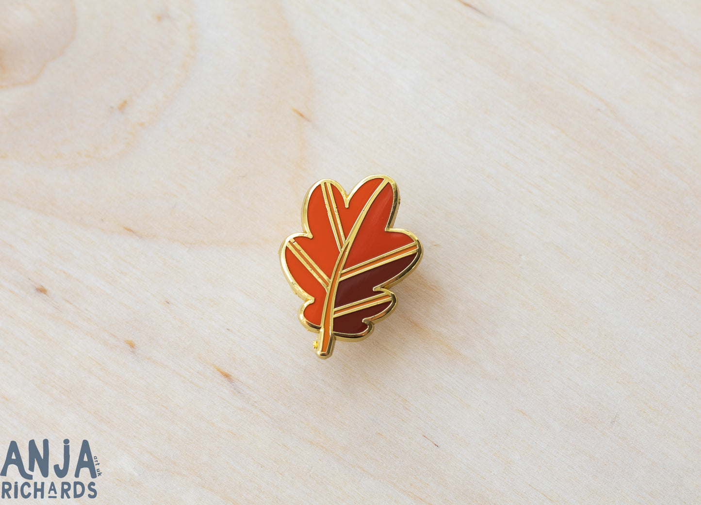 Red Leaf Pin