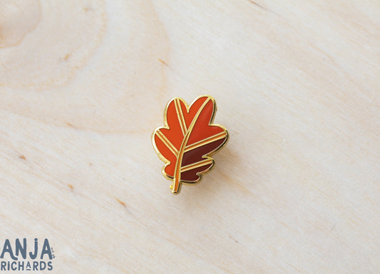 Red Leaf Pin