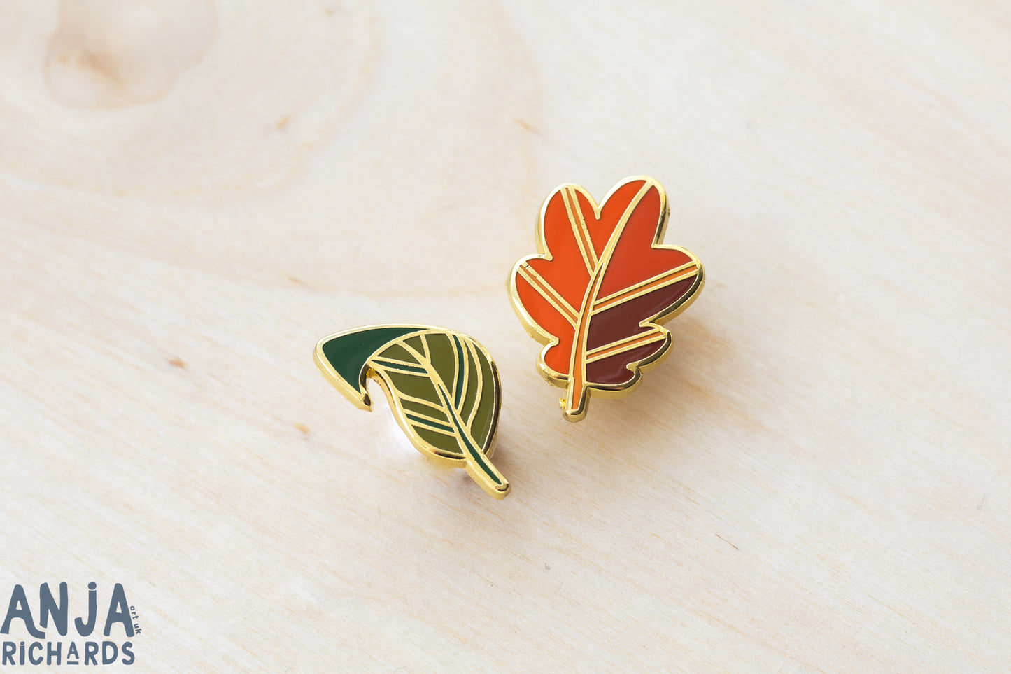 Red Leaf Pin