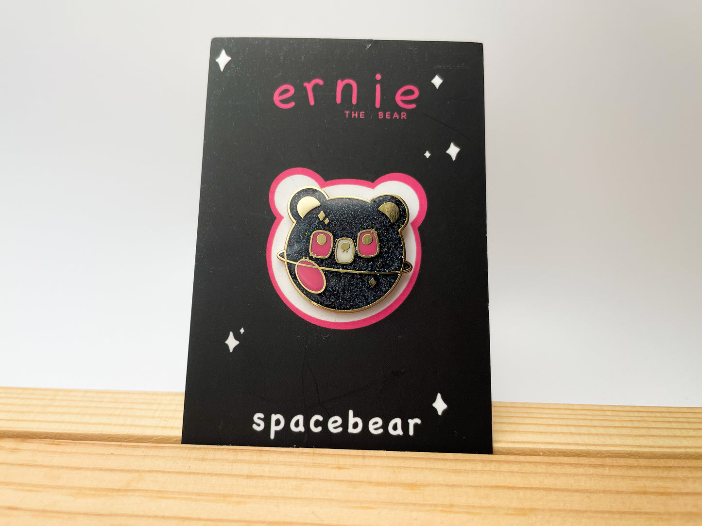 Space Bear Enamel Pin