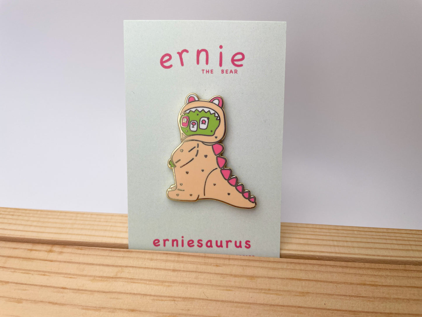 Erniesaurus Enamel Pin
