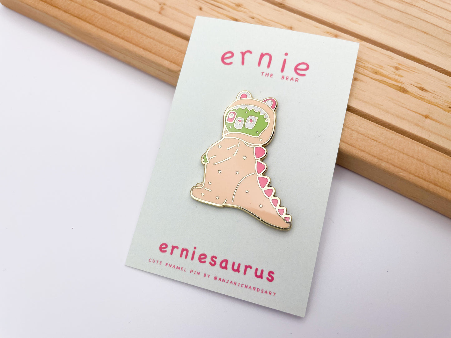 Erniesaurus Enamel Pin