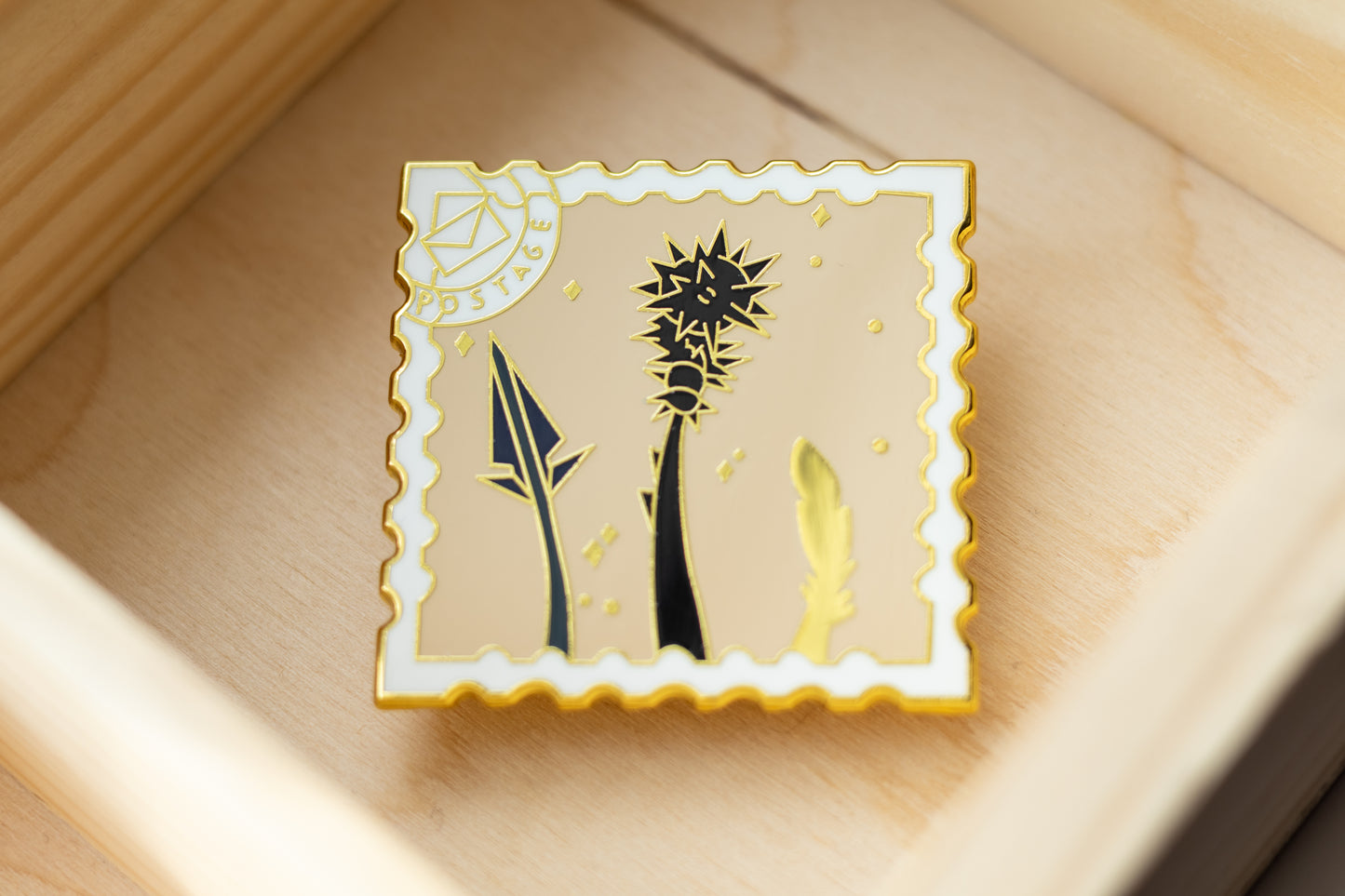 Tails in Sky Enamel Pin