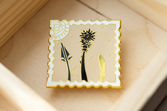 Tails in Sky Enamel Pin