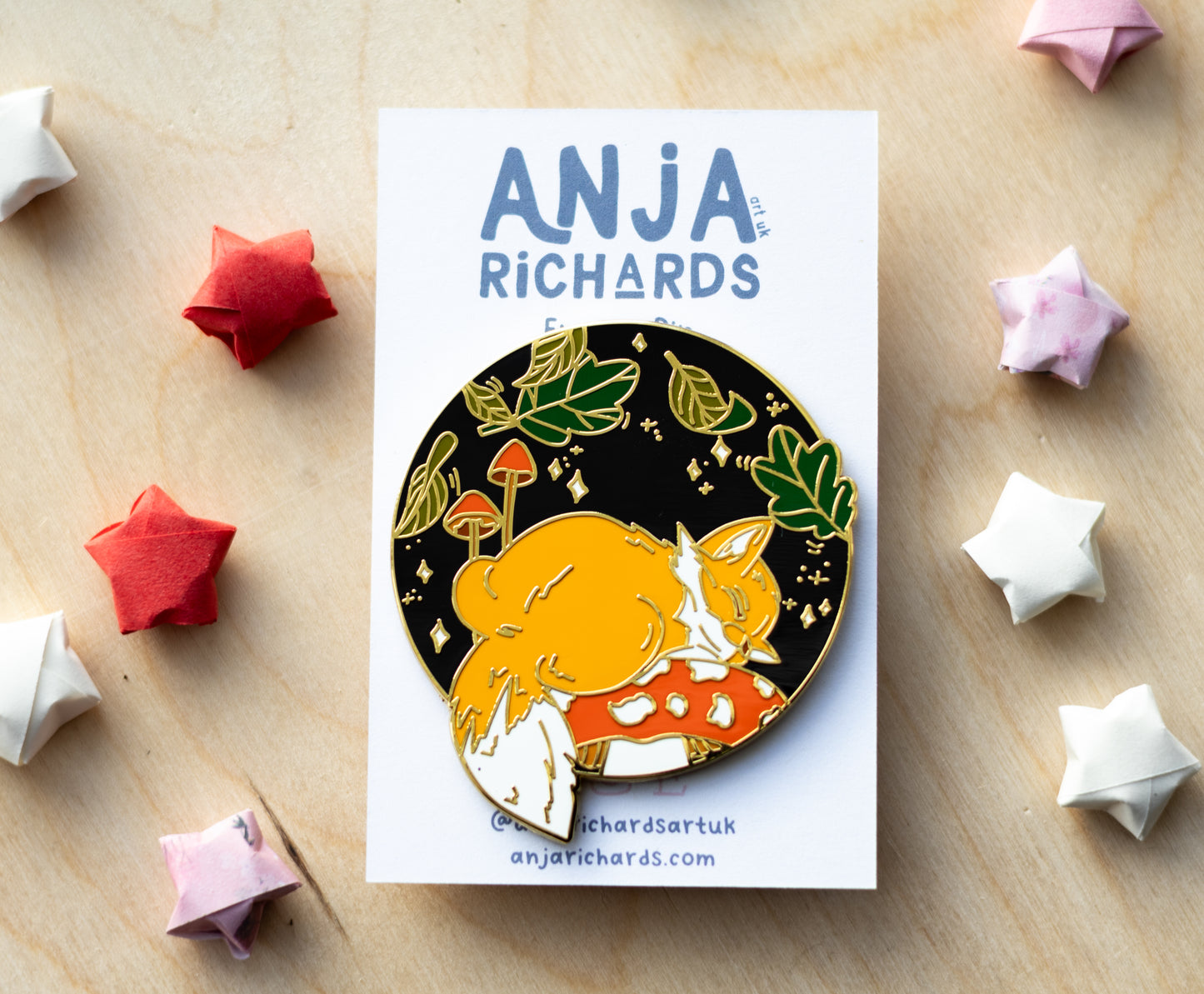 Sleepy Fox Pin - Collectors Edition