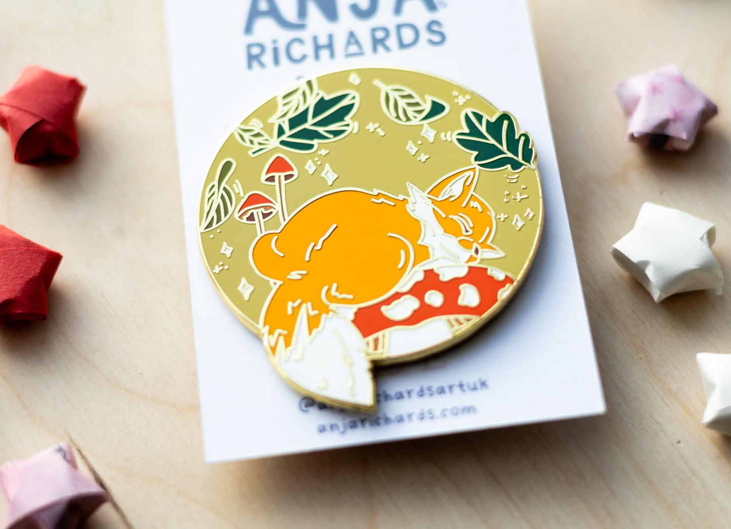 Sleepy Fox Pin - Collectors Edition