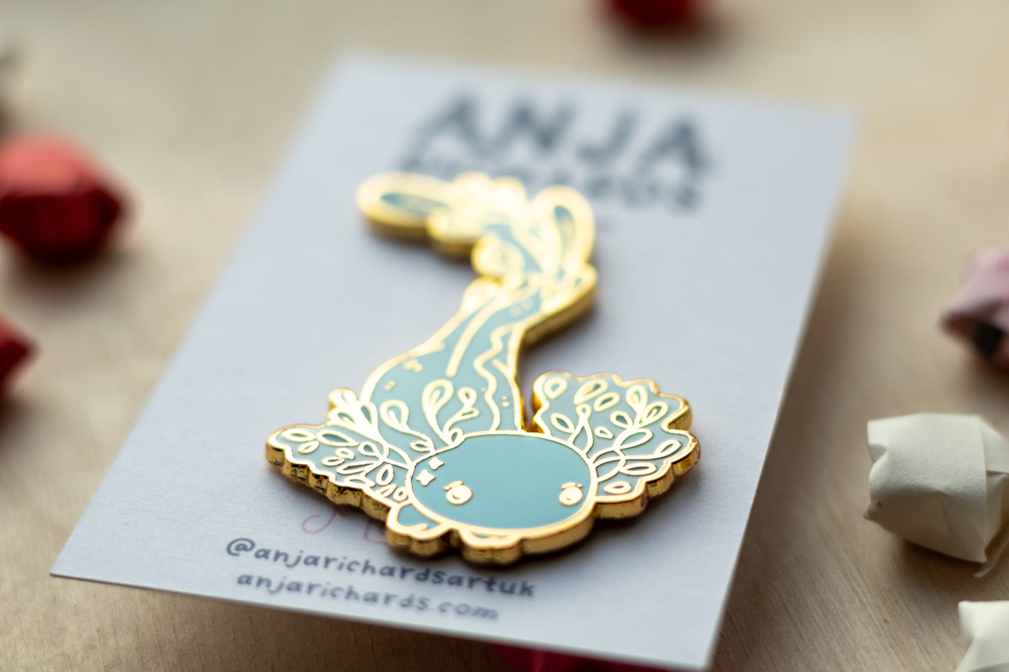 Axolotl Pin