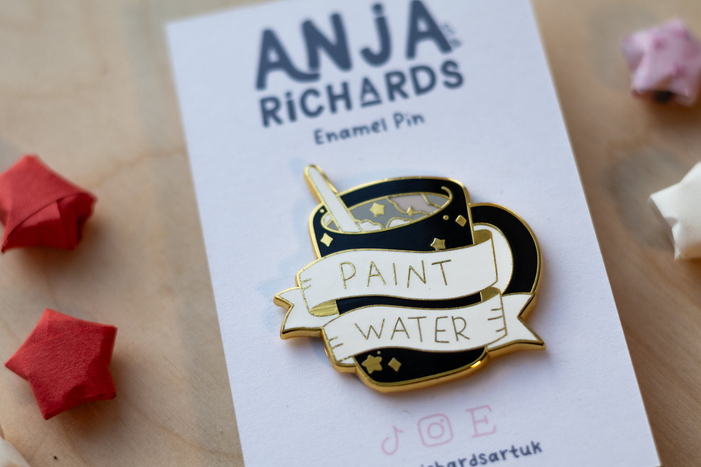 Paint Water Enamel Pin