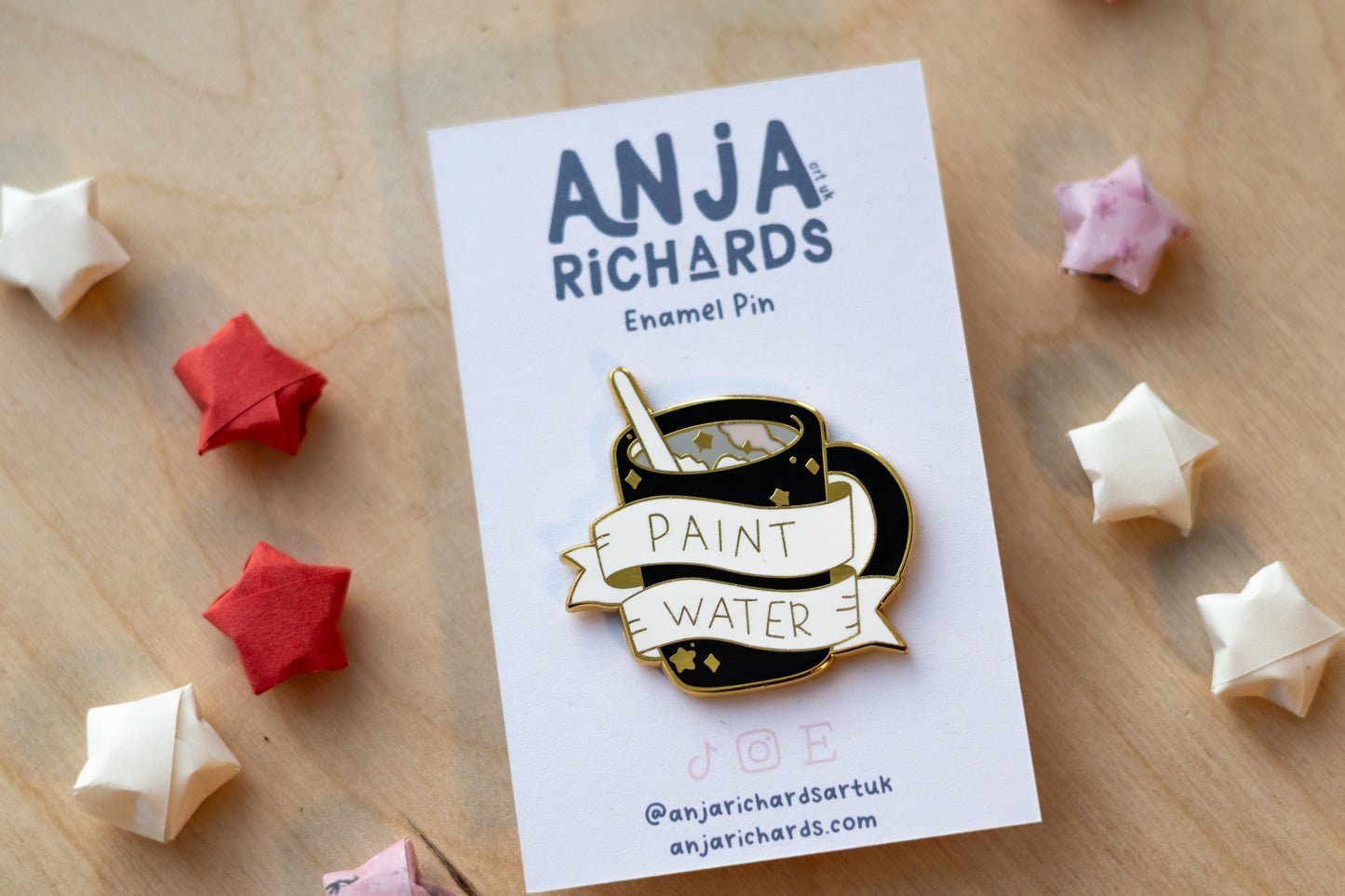 Paint Water Enamel Pin