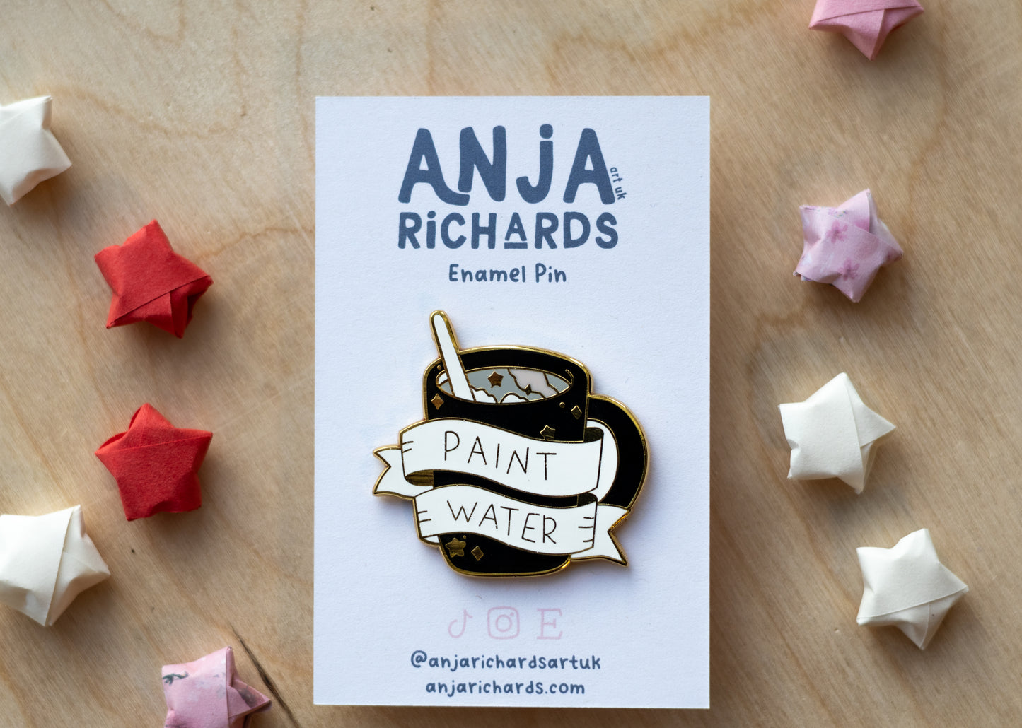 Paint Water Enamel Pin