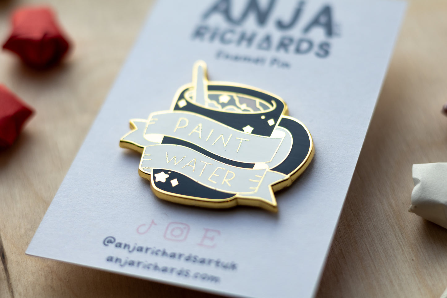 Paint Water Enamel Pin