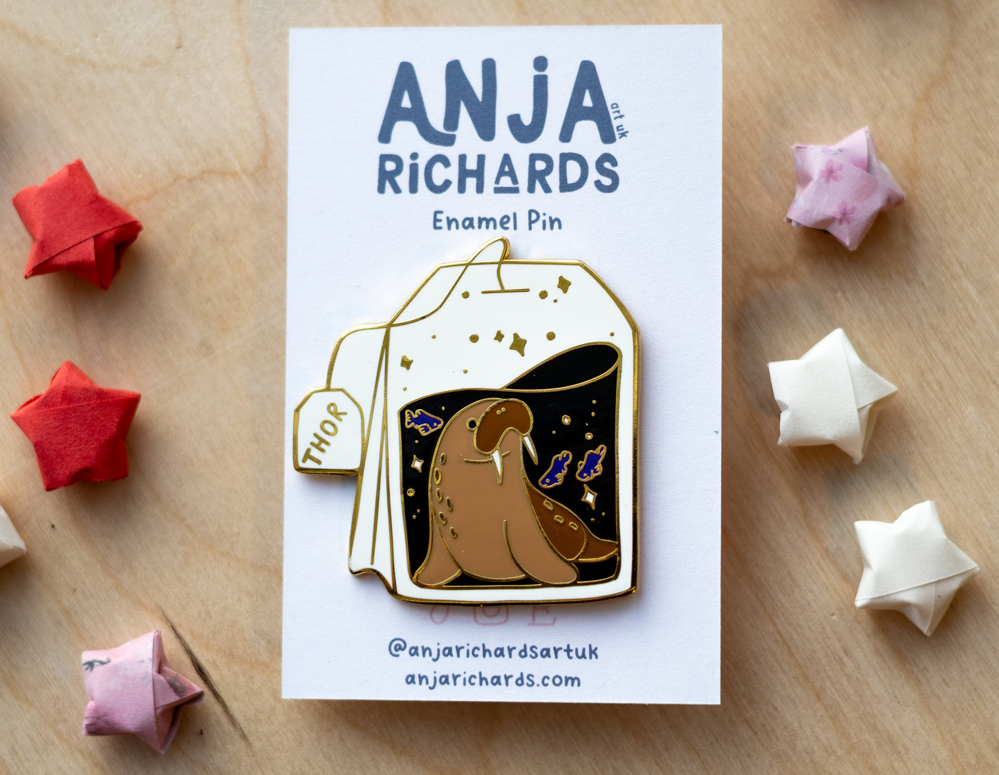 Thor the Walrus Pin