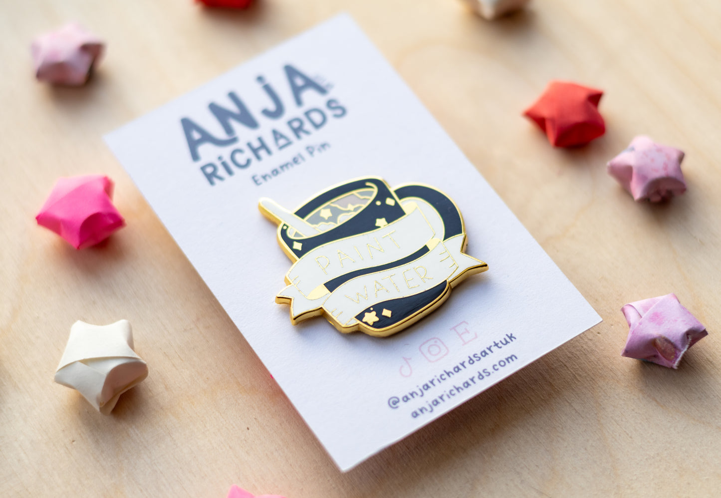 Paint Water Enamel Pin