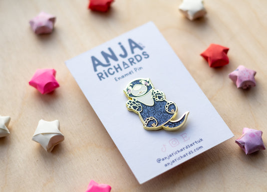 Glitter Otter Pin
