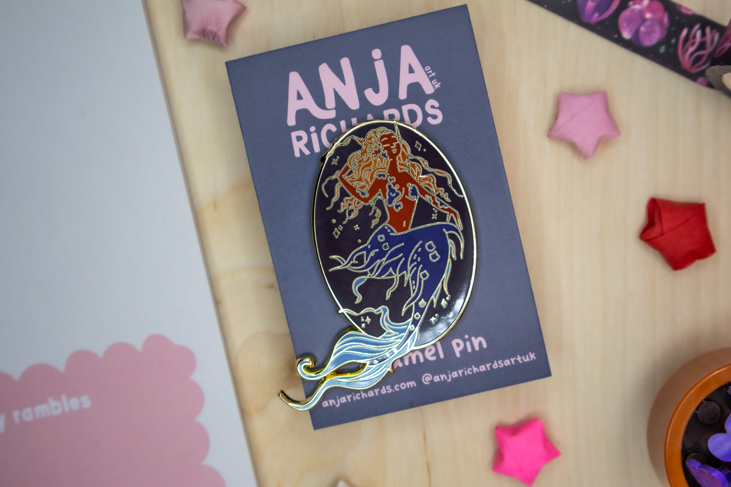 Amaruni Mermaid Enamel Pin