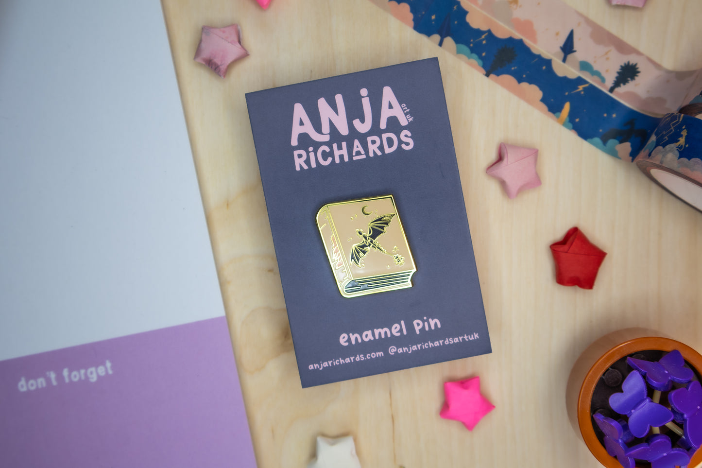 Morning Book Enamel Pin