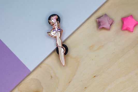 Thorned Sword Enamel Pin
