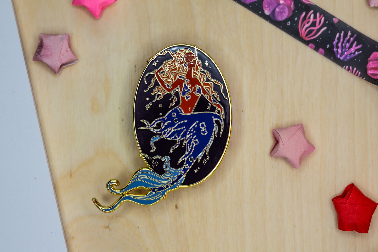 Amaruni Mermaid Enamel Pin